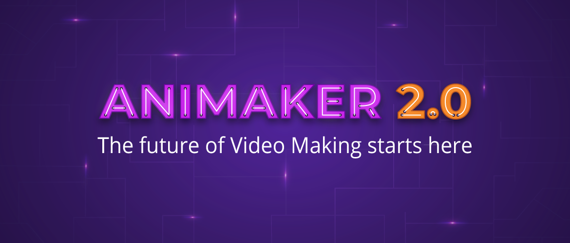 Animaker 2.0 launch banner image