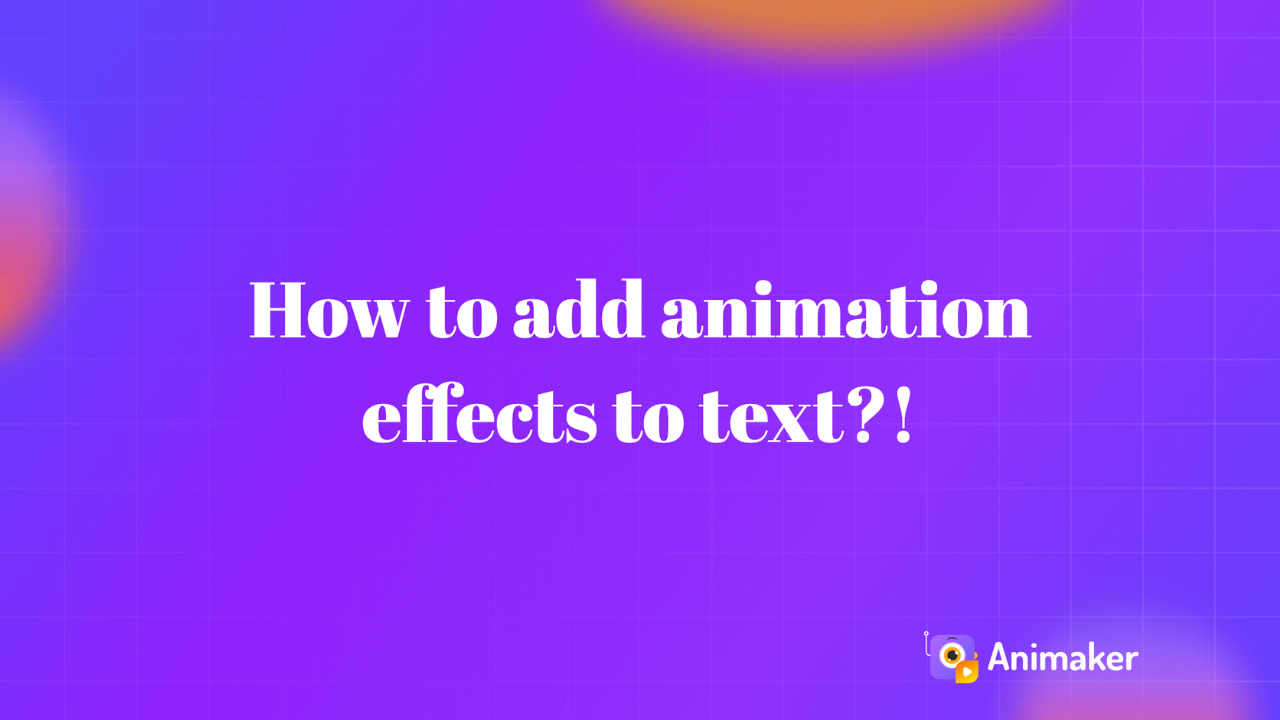 How to add animation effects to text?!