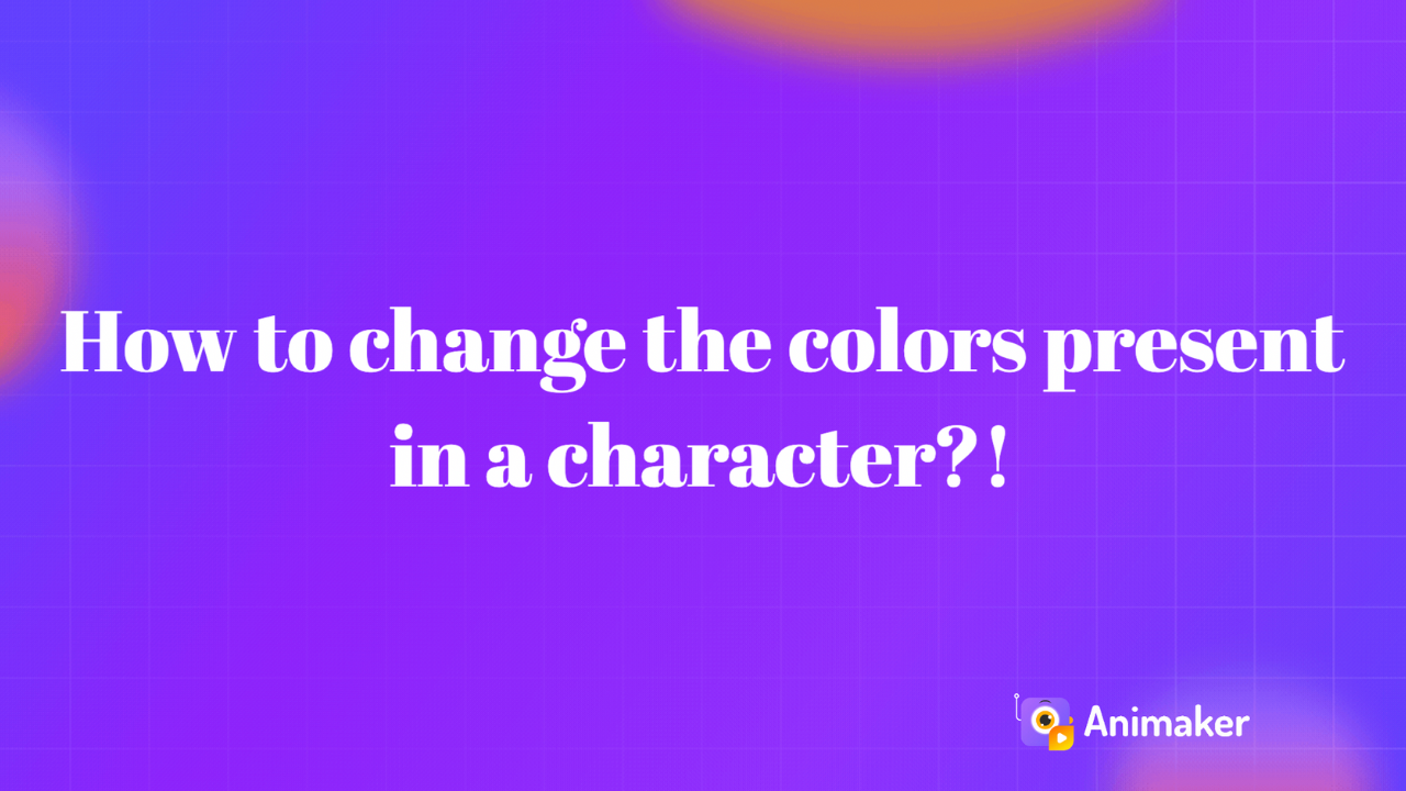 How to change the colors present on a character?