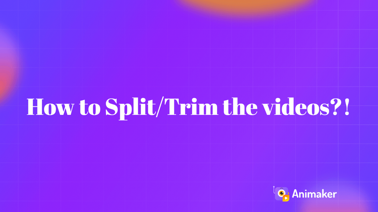 How to Split/Trim the videos?!