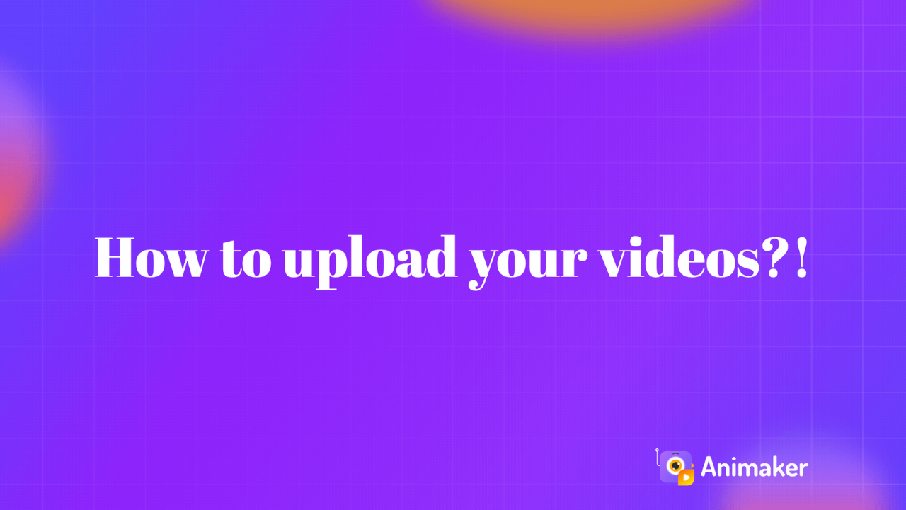 How to upload your videos?!