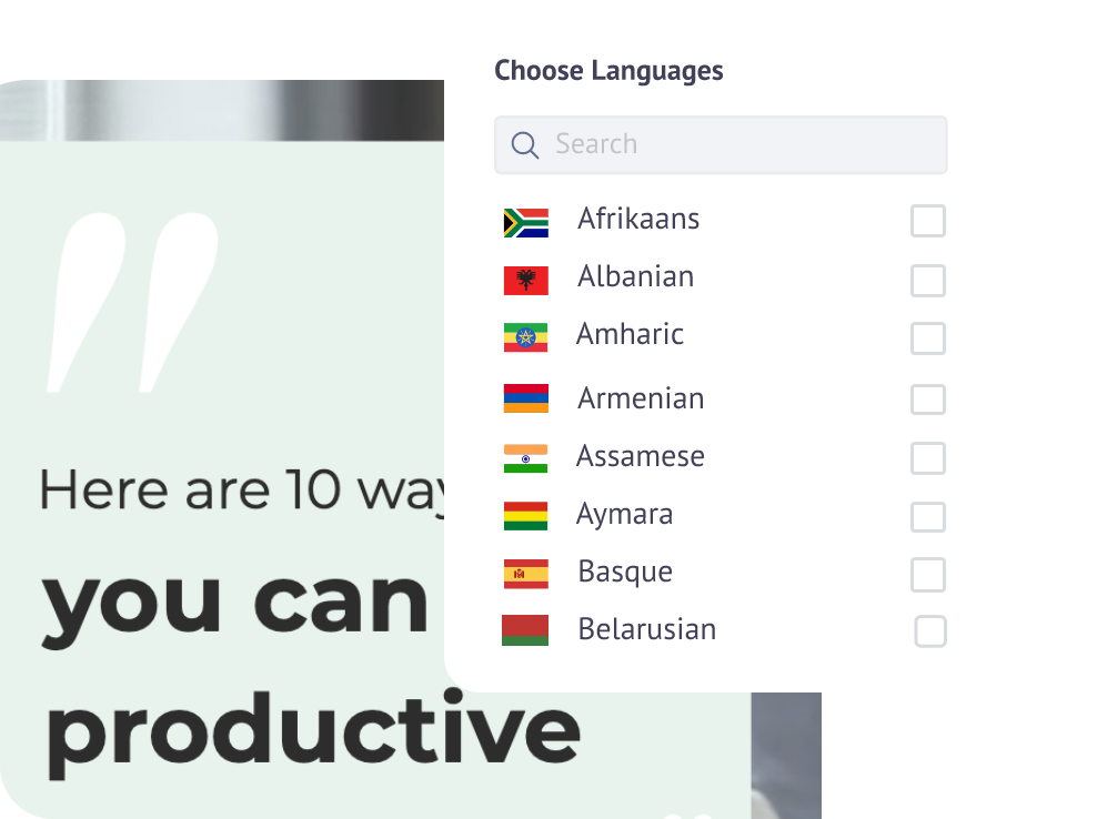 Instant Translation