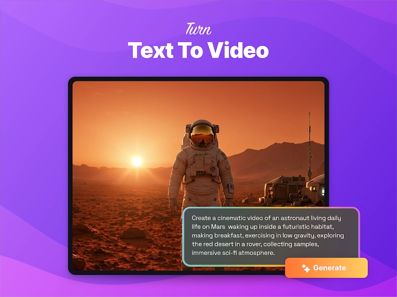 Turn: Text to Video