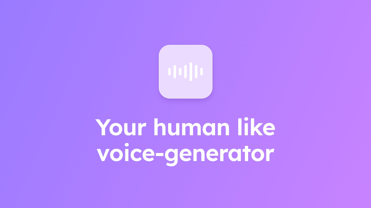 Voice Generator App