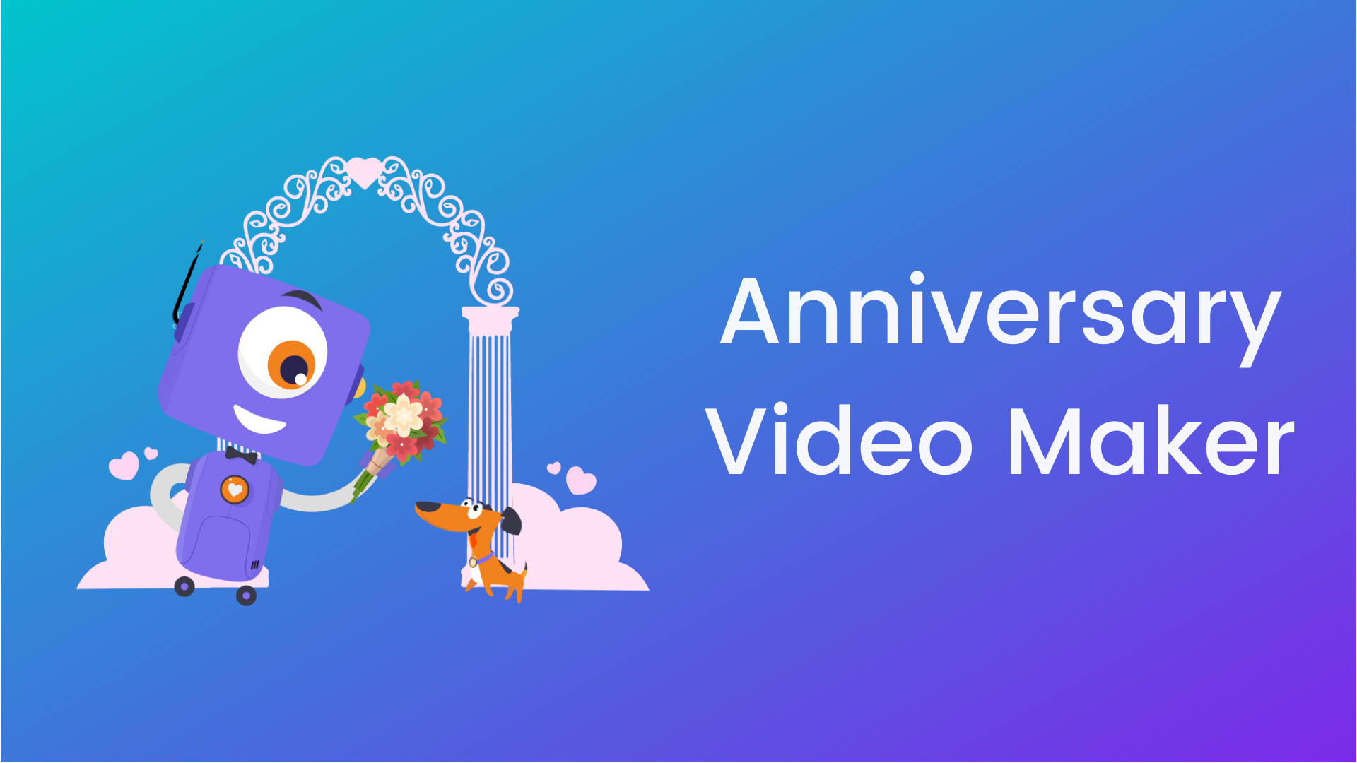 1 Online Anniversary video maker