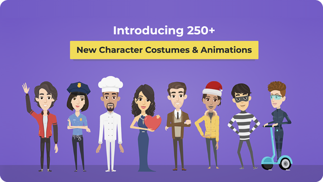New costumes and animations
