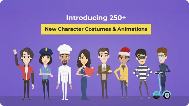New costumes and animations