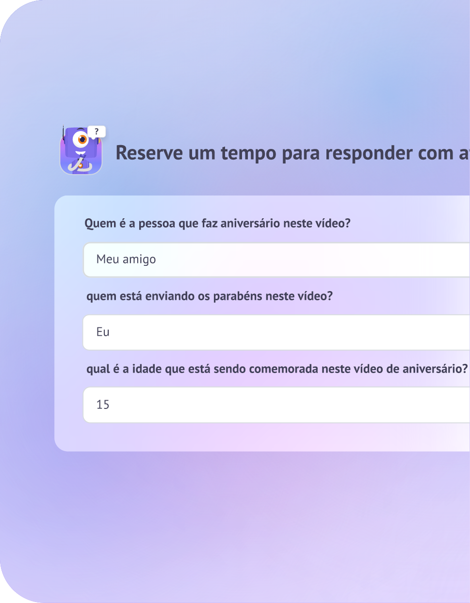 Personalize seu vídeo com IA