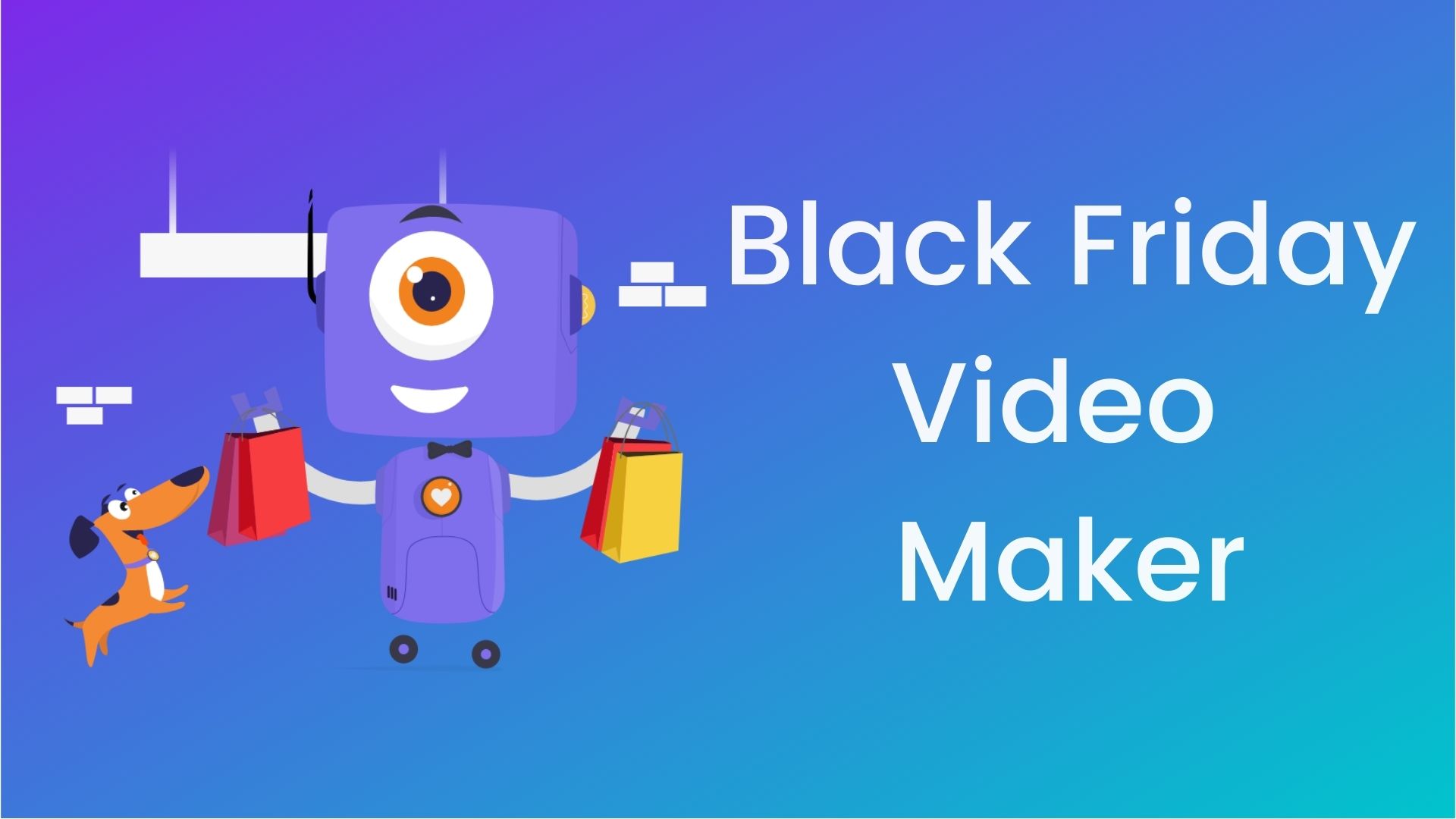 Black friday video maker banner image