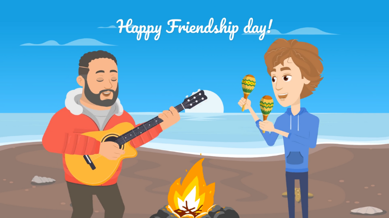 Friendship day video maker: Create in 5 mins for Free!