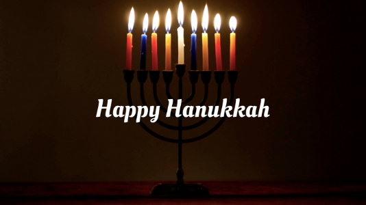 Hanukkah live template