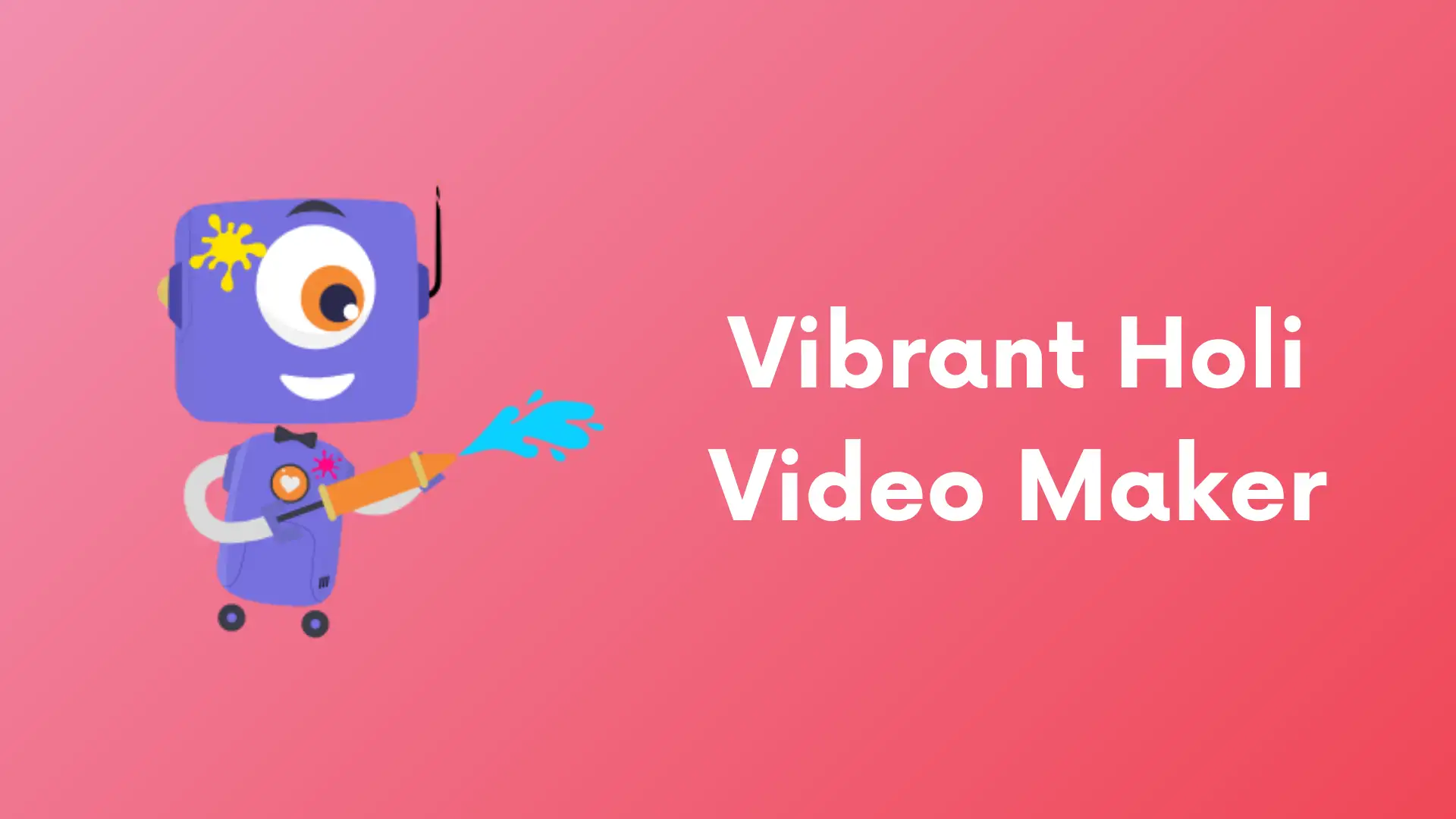 Holi video maker banner image