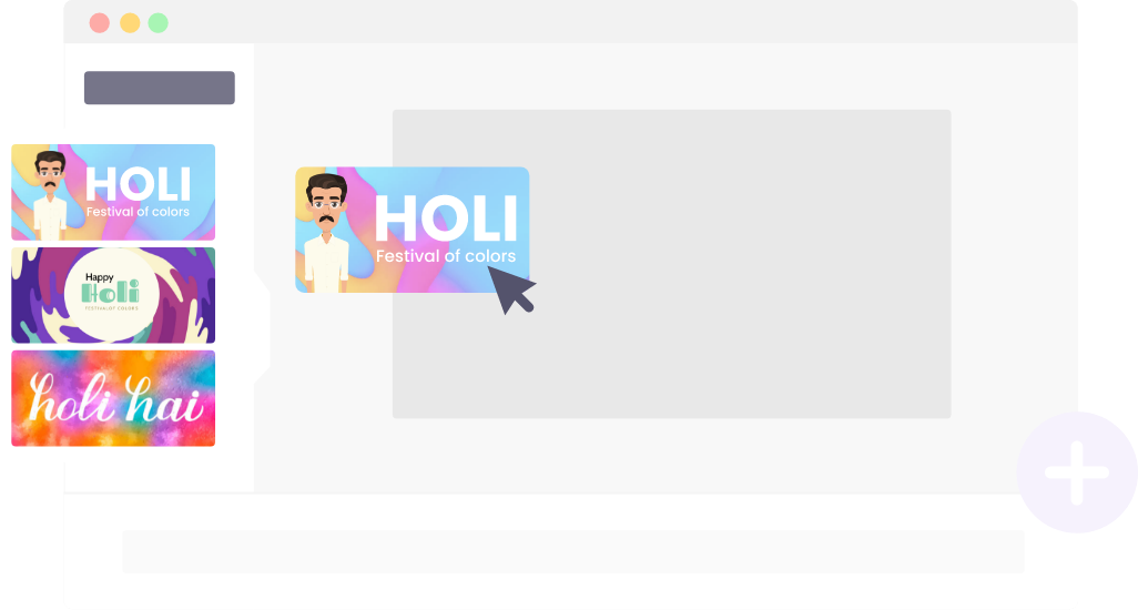 Free] Holi video maker | 100s of templates inside!