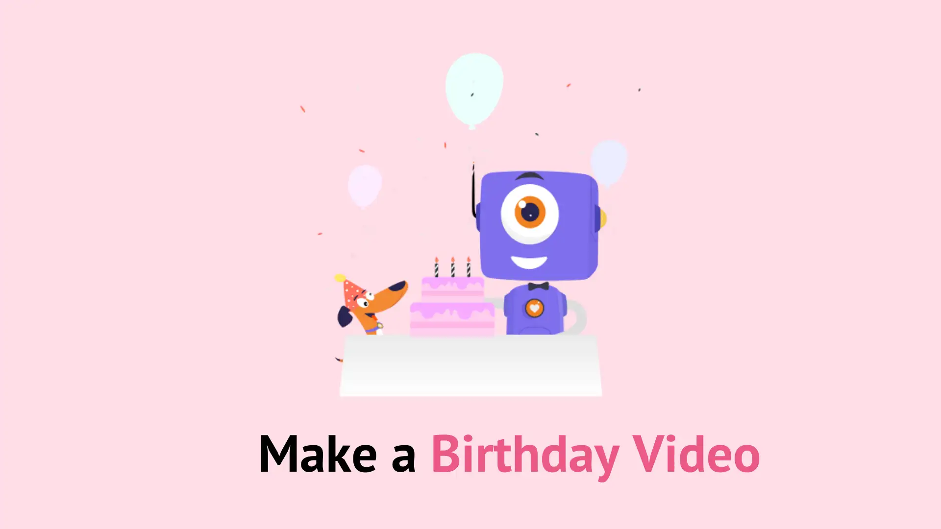 Birthday video maker