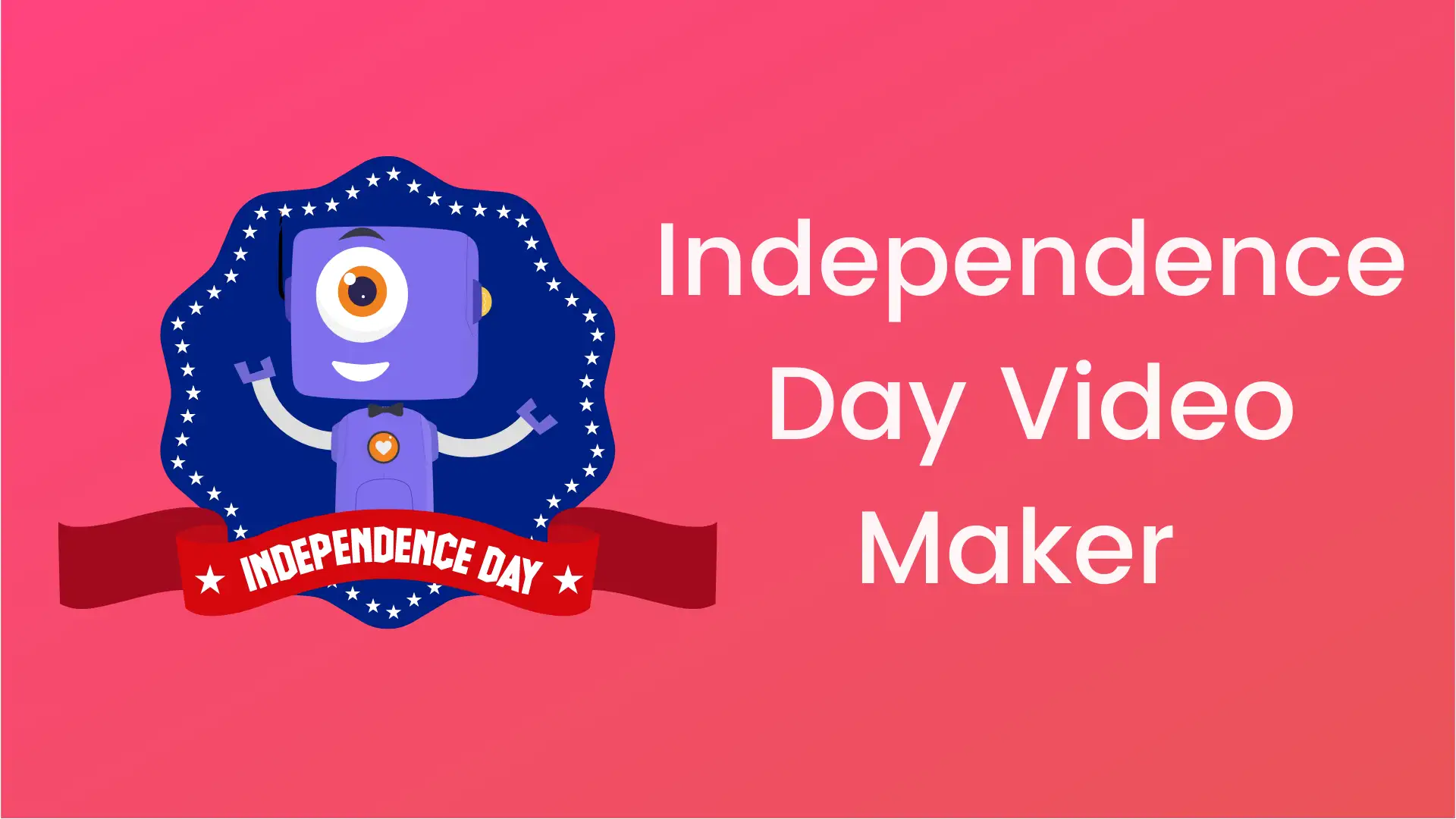 Independence day video maker