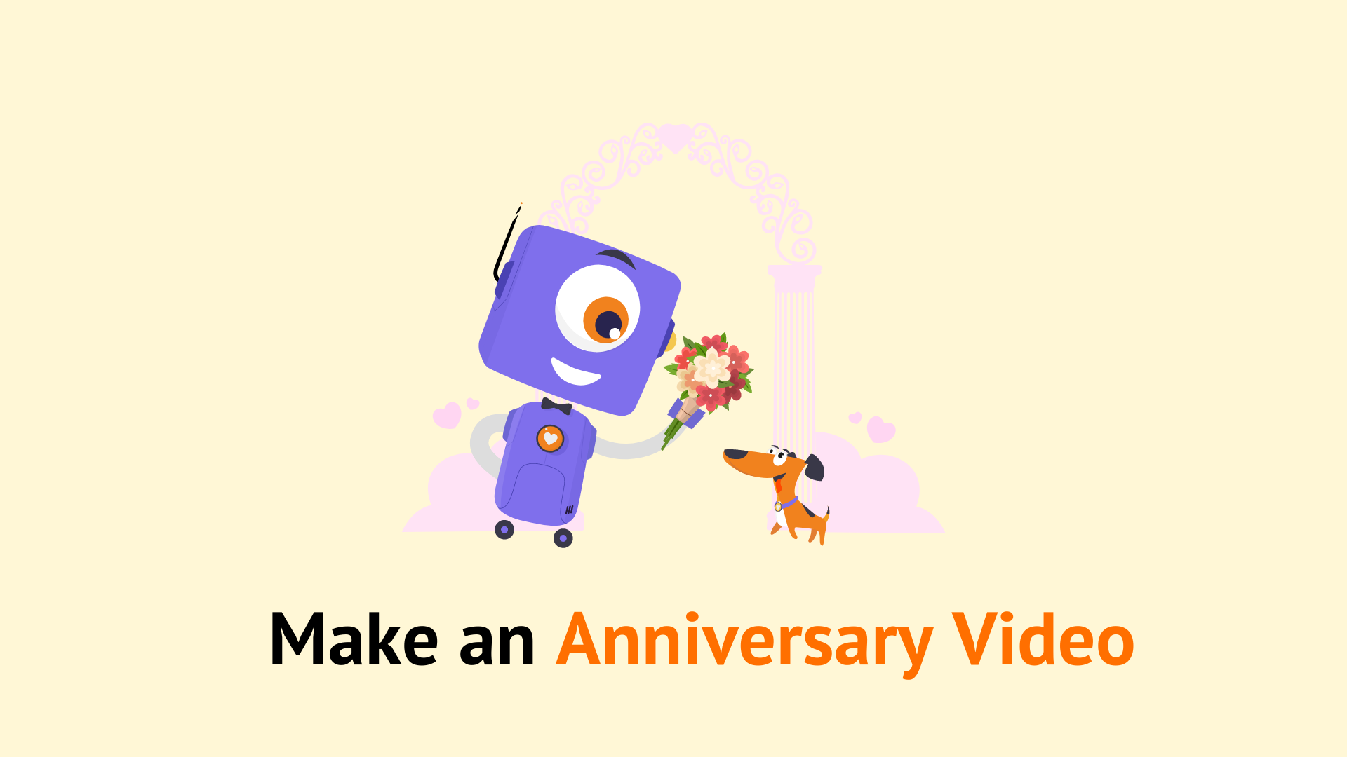 Anniversary video maker
