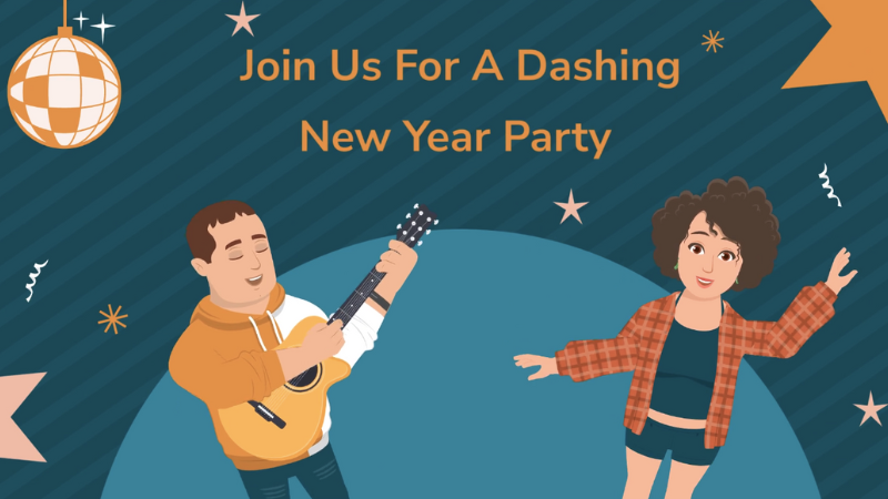 New-year-party-invitation