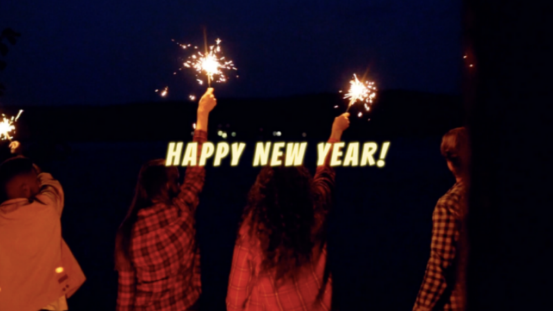 happy new year images with animation