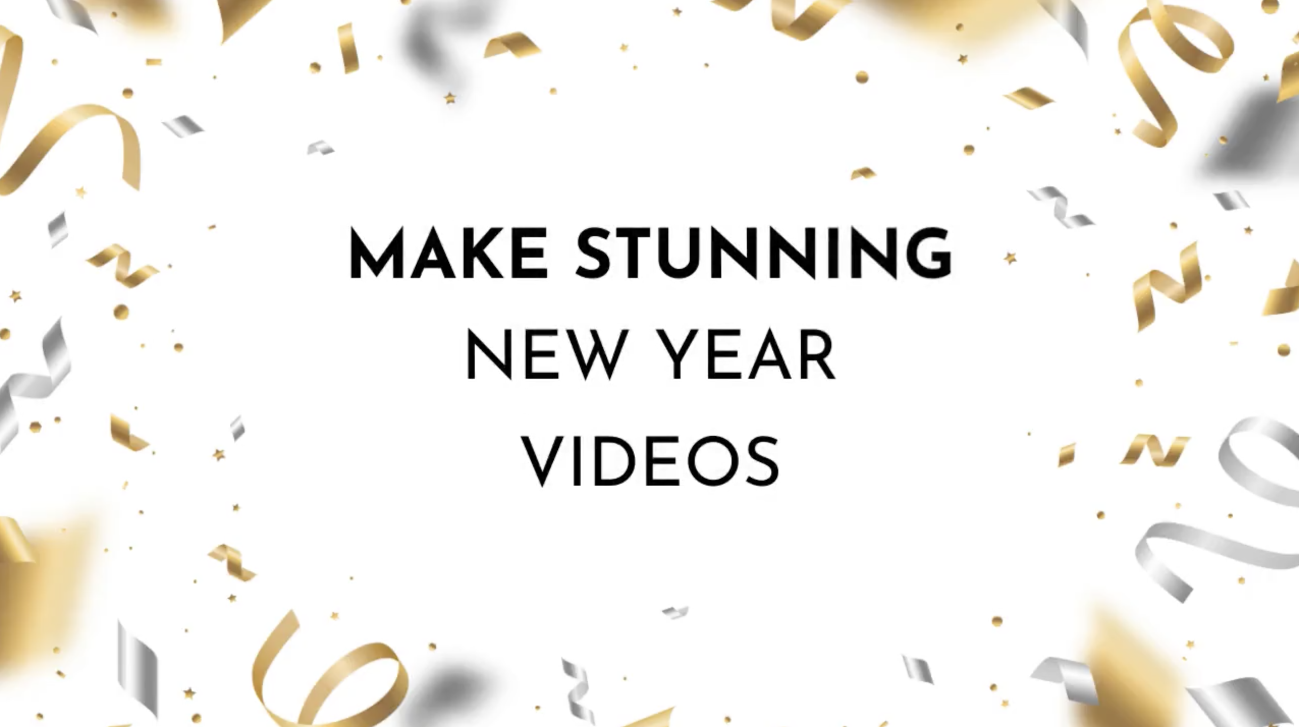 2023 New Year wishes video maker