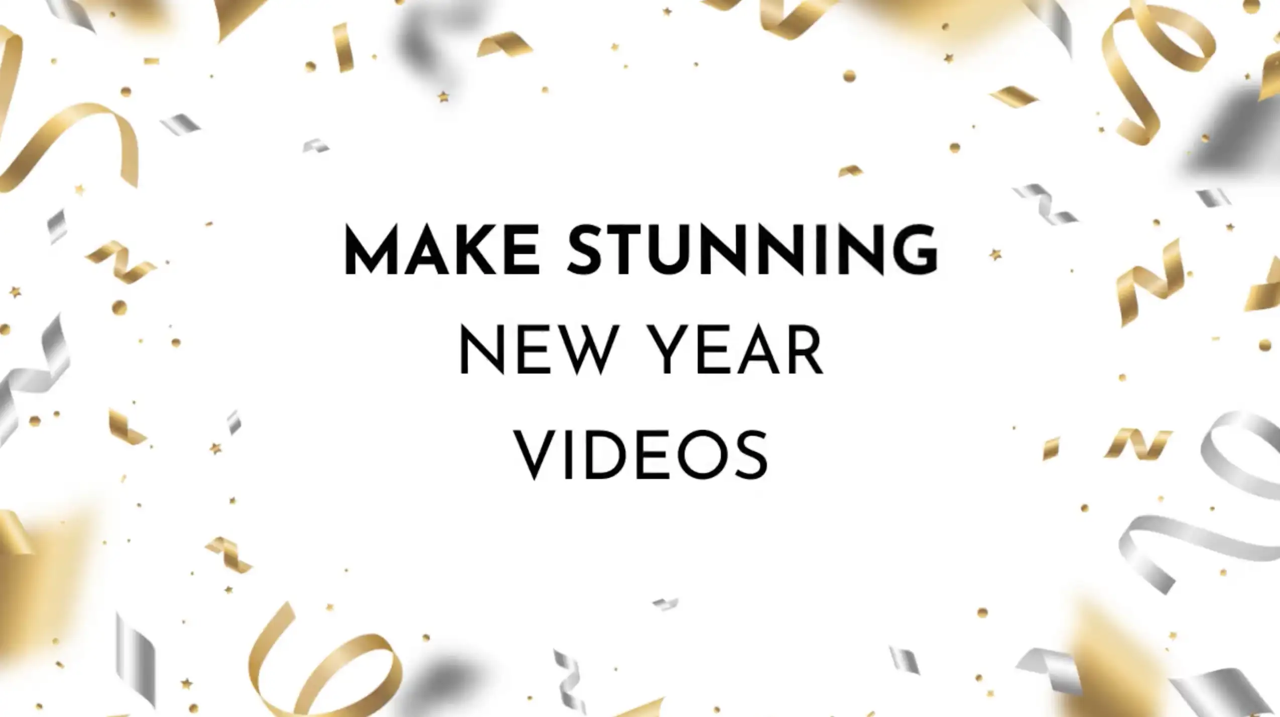 2023 New Year wishes video maker