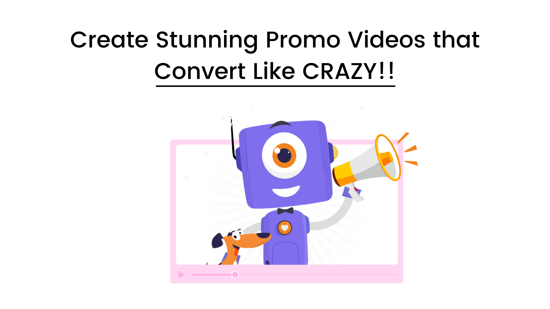 promotional video maker banner image