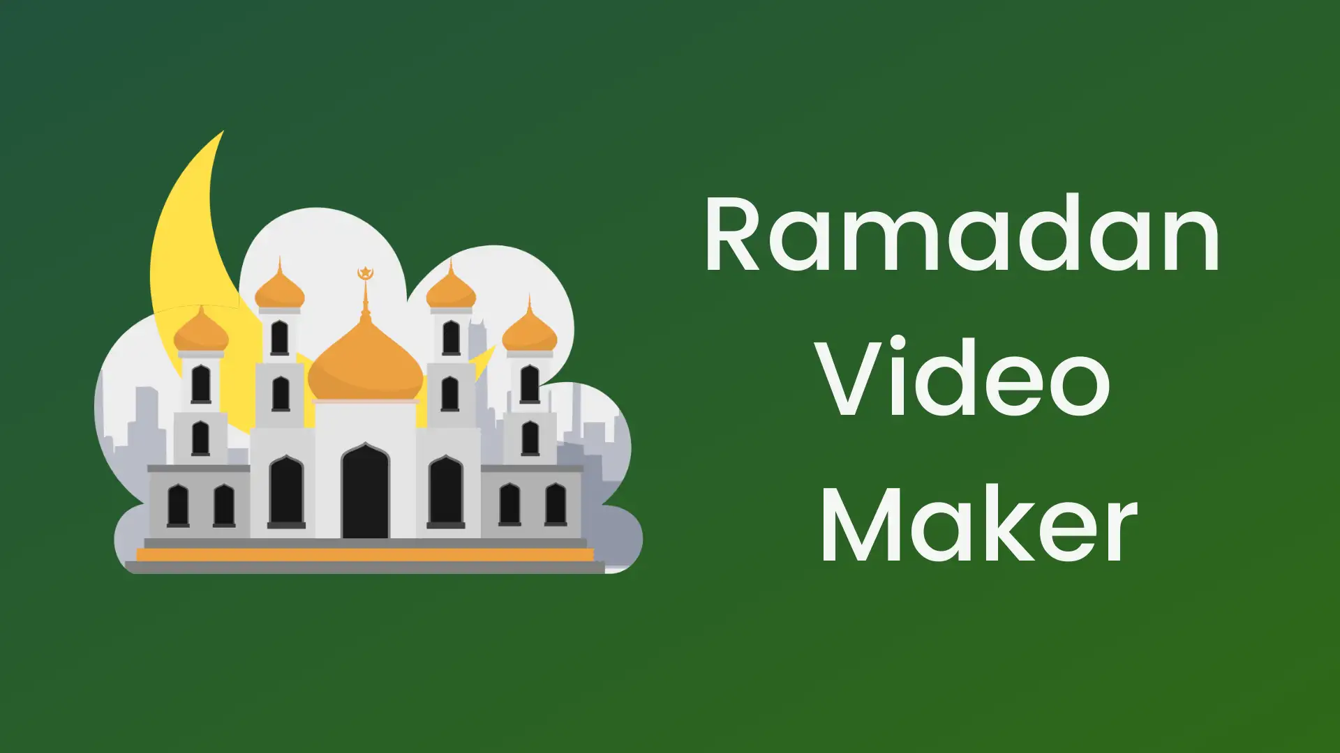 Ramadan video maker banner image