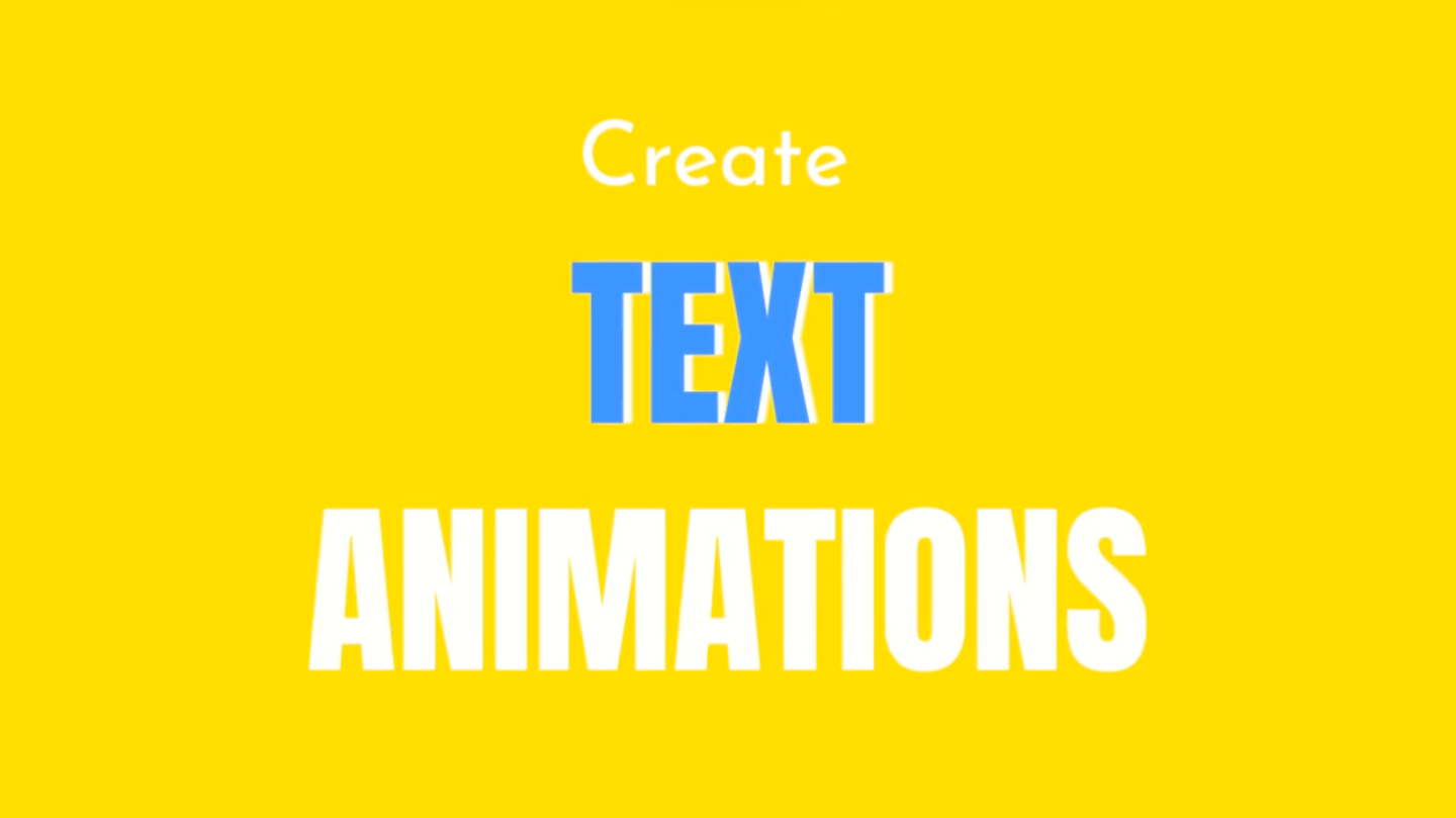 Animated Text Maker | Turn boring text to cool animations!