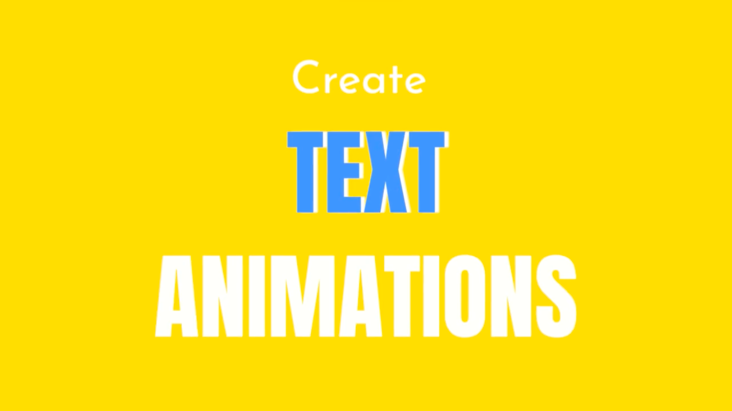 Free Animated Text Generator, Animate Online