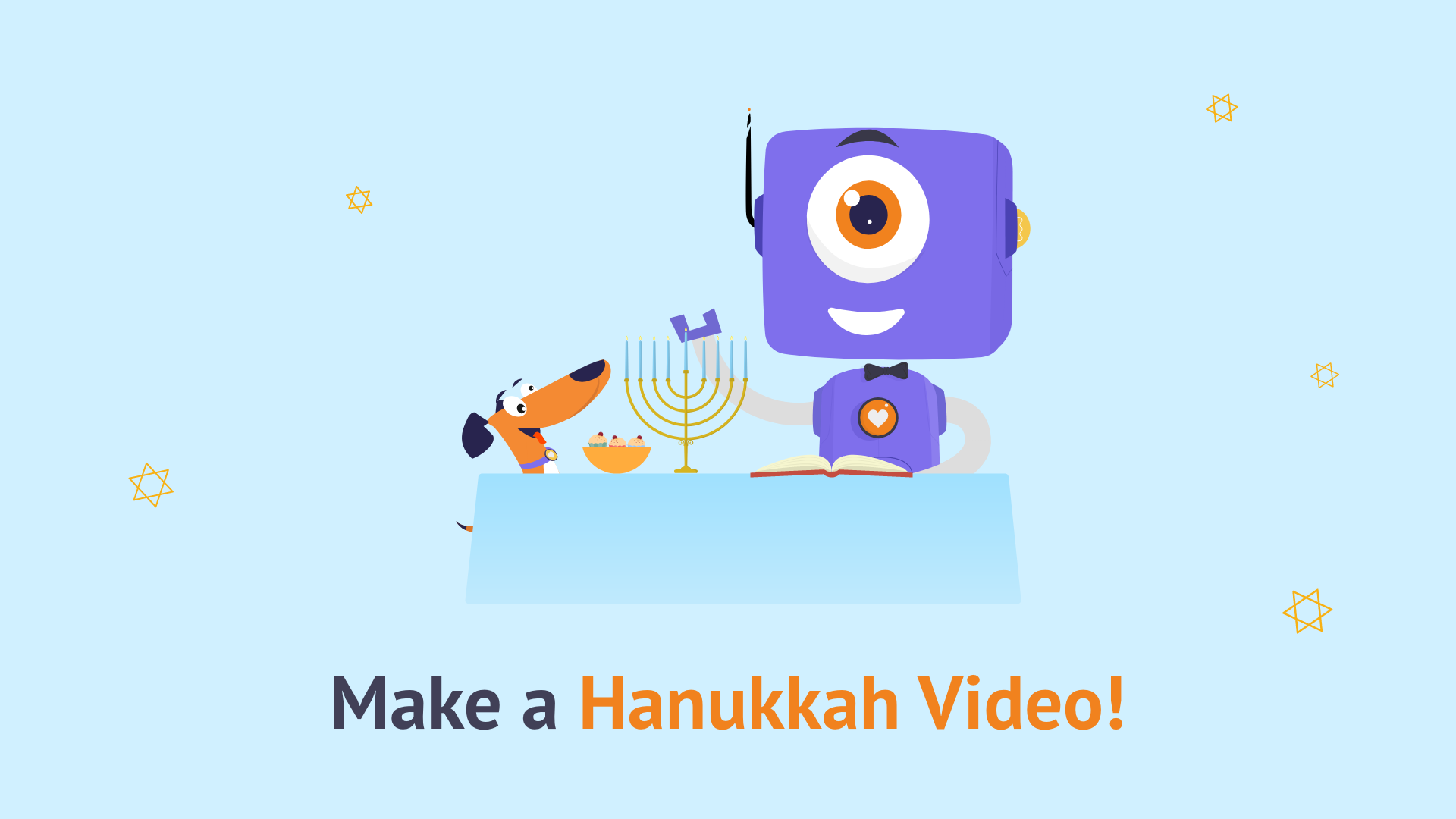 Create hanukkah video