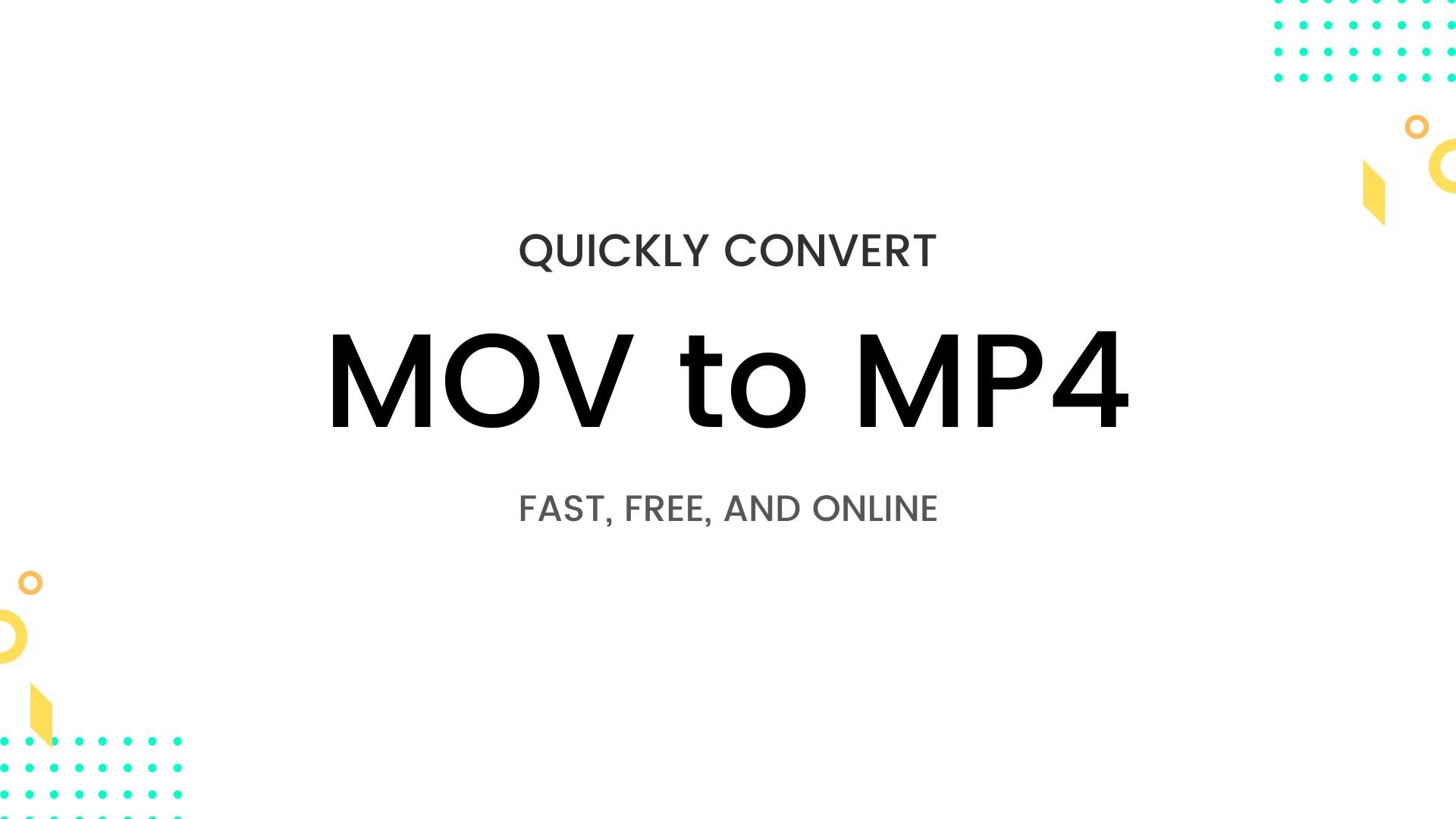 Convert MOV To MP4 Free Fast Online Animaker