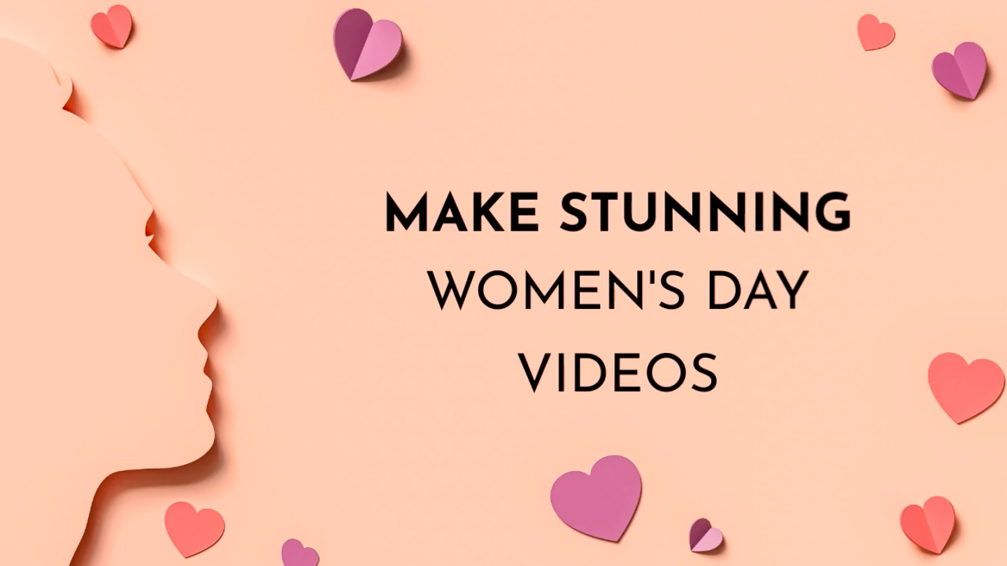 Womens day video maker