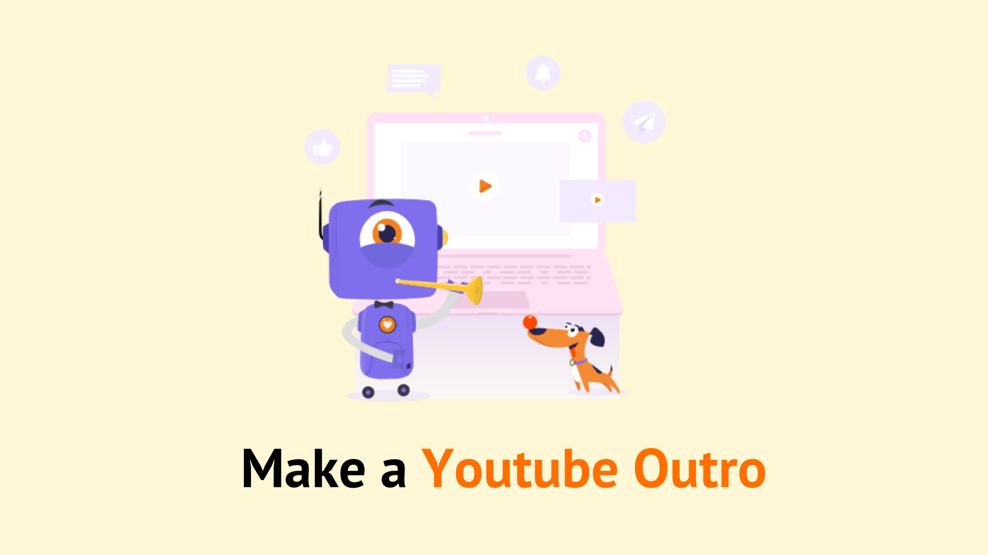 Create Youtube outro video