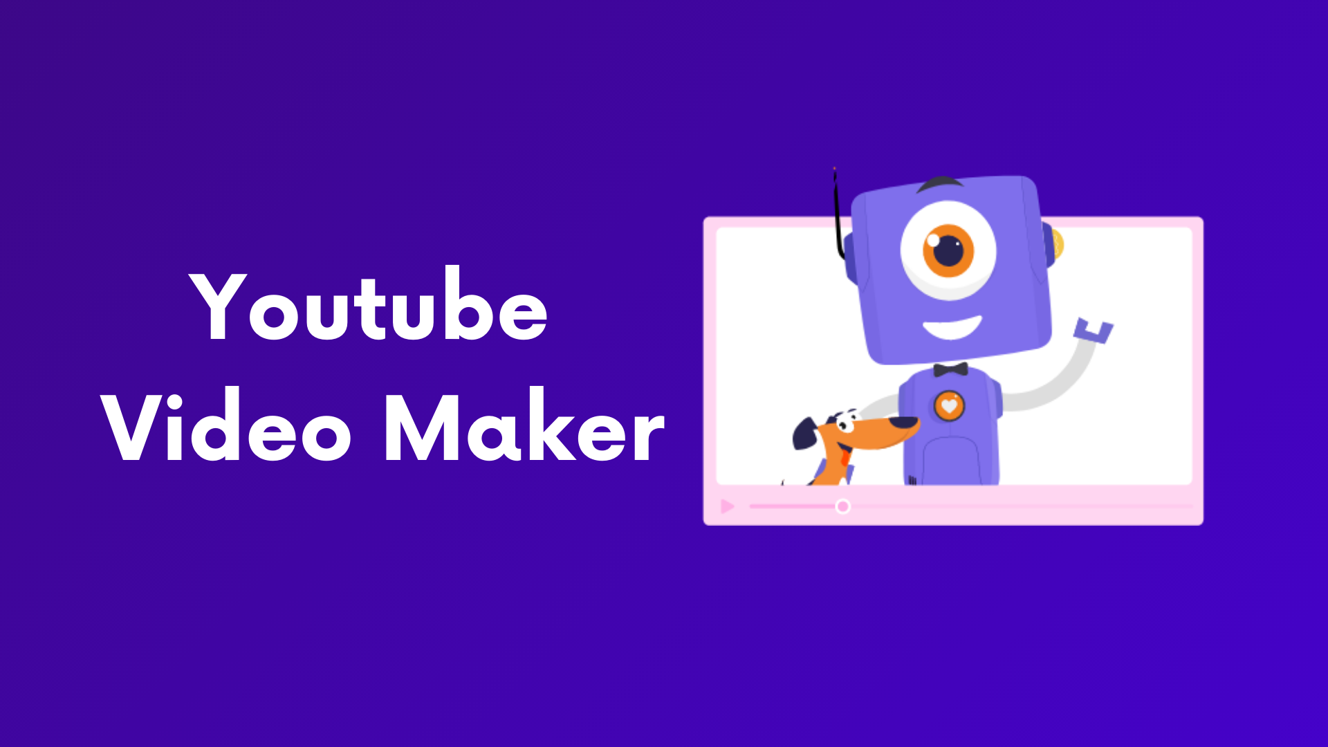 Youtube video maker banner image