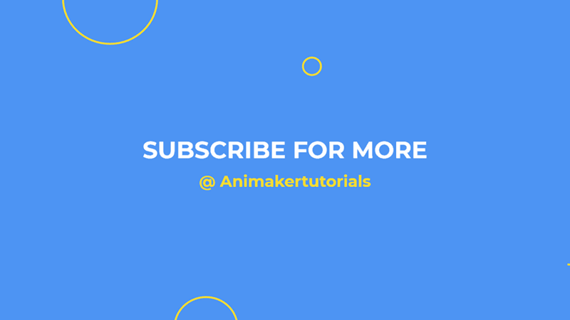 Easy and Free Customizable Intro/Outro Video Templates | Animaker