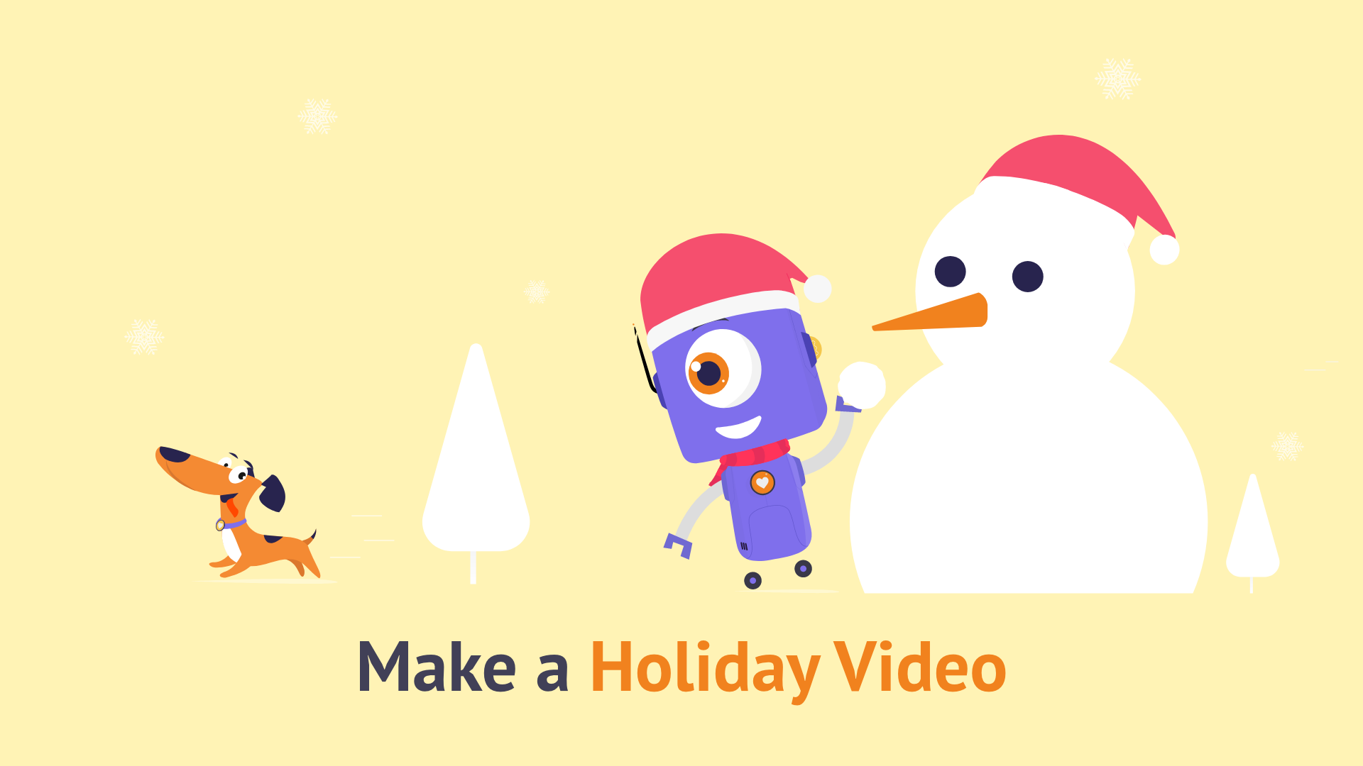 Holiday video maker
